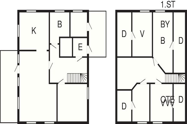 Foto van 7 persoons vakantie huis in Foldereid-By Traum - Vakantiehuis in Foldereid - FloorPlan