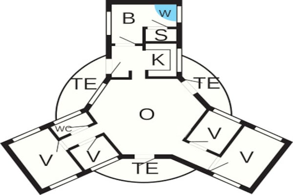 Foto van 8 persoons vakantie huis in Fjerritslev-By Traum - Vakantiehuis in Fjerritslev - FloorPlan