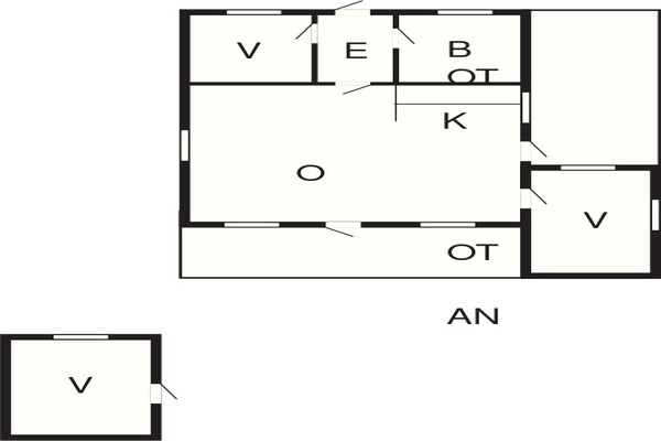 Foto van 6 persoons vakantie huis in Stubbekøbing-By Traum - FloorPlan