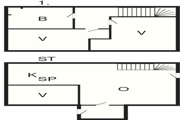 Foto van 6 persoons vakantie huis in Rømø - Vakantiehuis in Rømø - FloorPlan