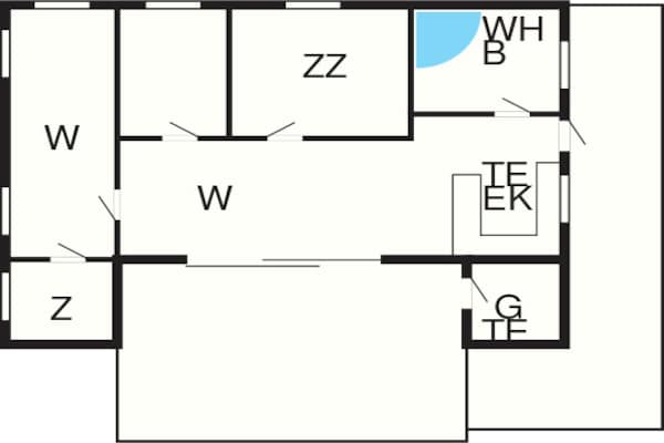 Foto van 6 persoons vakantie huis in Løkken-By Traum - Vakantiehuis in Løkken - FloorPlan