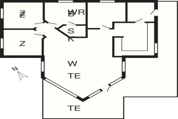 Foto van Modern Strandverblijf -- By Traum Ferienwohnungen - Vakantiehuis in Harboøre - FloorPlan