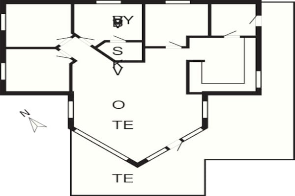 Foto van Modern Strandverblijf -- By Traum Ferienwohnungen - Vakantiehuis in Harboøre - FloorPlan