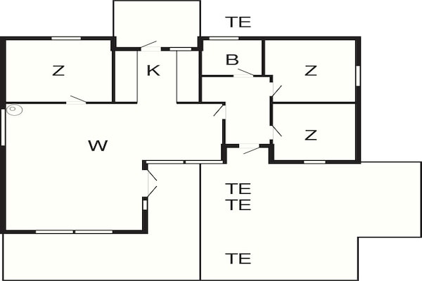 Foto van 6 persoons vakantie huis in Rømø-By Traum - Vakantiehuis in Rømø - FloorPlan