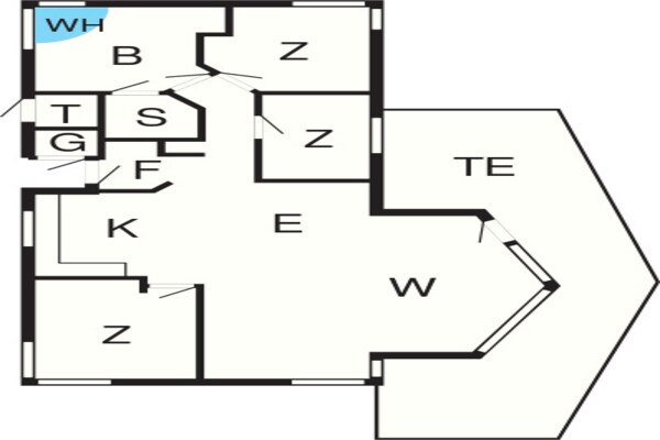 Foto van 6 persoons vakantie huis in Otterndorf - Vakantiehuis in Ottendorf - FloorPlan