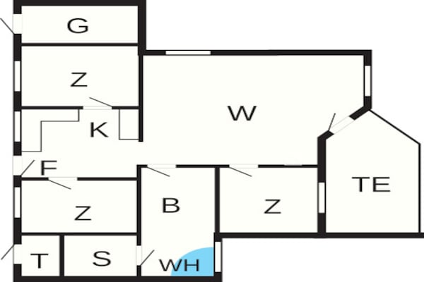 Foto van 6 persoons vakantie huis in Otterndorf - Vakantiehuis in Ottendorf - FloorPlan