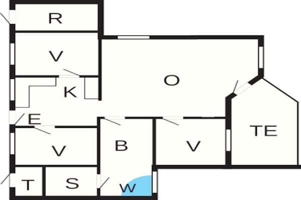 Foto van 6 persoons vakantie huis in Otterndorf - Vakantiehuis in Ottendorf - FloorPlan