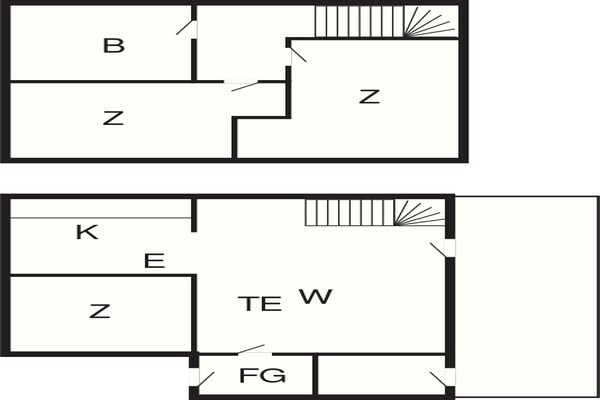 Foto van 6 persoons vakantie huis in Rømø-By Traum - Vakantiehuis in Rømø - FloorPlan