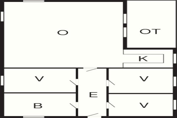 Foto van 6 persoons vakantie huis in Væggerløse-By Traum - Vakantiehuis in Væggerløse - FloorPlan