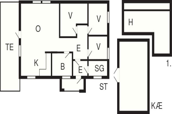 Foto van 7 persoons vakantie huis in Selje-By Traum - Vakantiehuis in Selje - FloorPlan