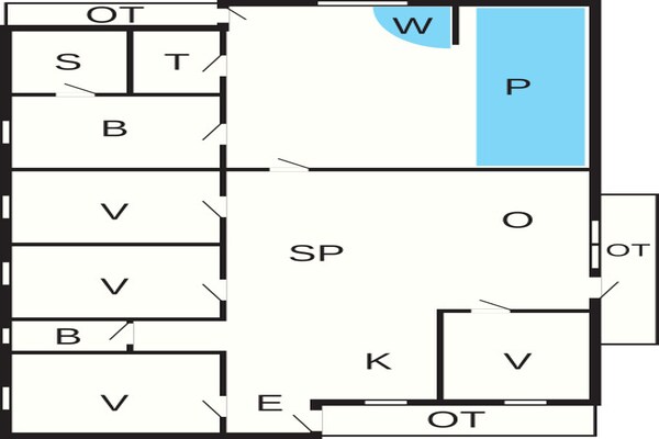 Foto van Luxe vakantieverblijf met zwembad - Vakantiehuis in Juelsminde - FloorPlan