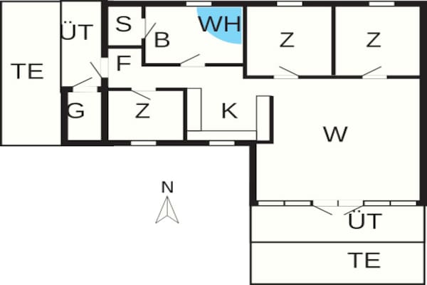 Foto van 6 persoons vakantie huis in Højslev-By Traum - Vakantiehuis in Højslev - FloorPlan