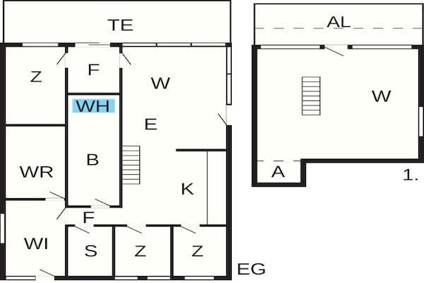 Foto van 6 persoons vakantie huis in Hemmet-By Traum - Vakantiehuis in Hemmet - FloorPlan