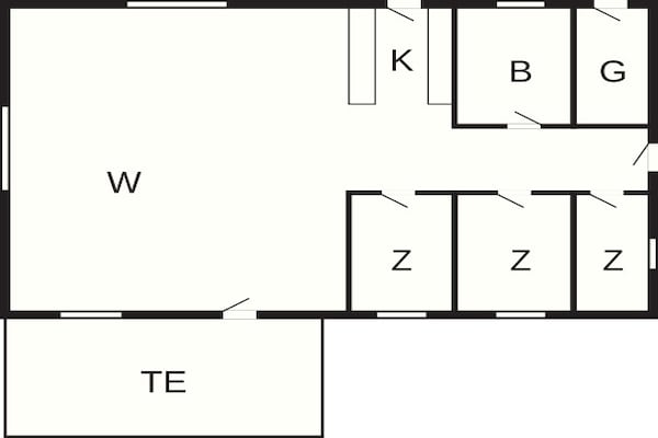 Foto van 6 persoons vakantie huis in Hemmet-By Traum - Vakantiehuis in Hemmet - FloorPlan