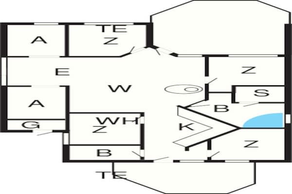 Foto van 12 persoons vakantie huis in Otterndorf - Vakantiehuis in Ottendorf - FloorPlan