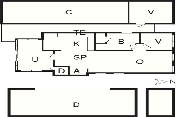 Foto van 6 persoons vakantie huis in Hals-By Traum - Vakantiehuis in Hals - FloorPlan