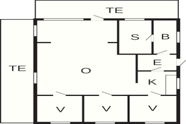 Foto van 6 persoons vakantie huis in Rudkøbing-By Traum - Vakantiehuis in Rudkøbing - FloorPlan