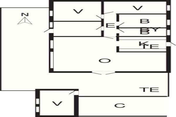 Foto van Familieverblijf aan het strand - Vakantiehuis in Assens - FloorPlan