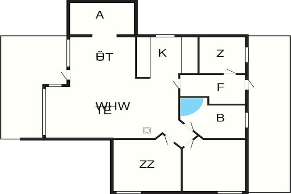 Foto van 6 persoons vakantie huis in Storvorde-By Traum - Vakantiehuis in Storvorde - FloorPlan