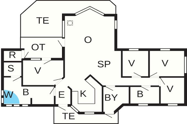 Foto van 10 persoons vakantie huis in Græsted-By Traum - Vakantiehuis in Græsted - FloorPlan
