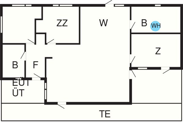 Foto van 6 persoons vakantie huis in Hjørring-By Traum - Vakantiehuis in Hjørring - FloorPlan
