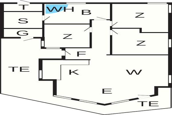 Foto van 6 persoons vakantie huis in Otterndorf - Vakantiehuis in Ottendorf - FloorPlan