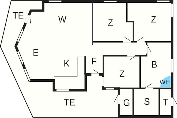 Foto van 6 persoons vakantie huis in Otterndorf - Vakantiehuis in Ottendorf - FloorPlan