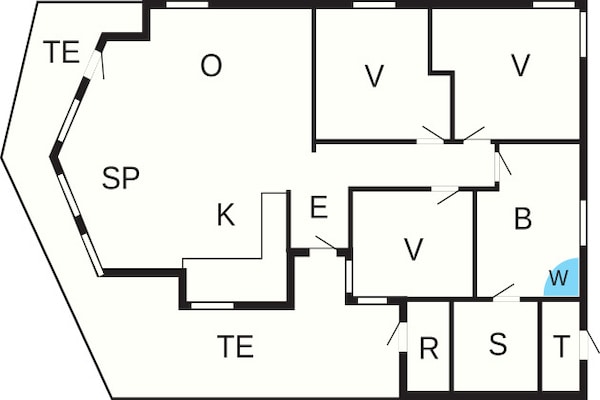Foto van 6 persoons vakantie huis in Otterndorf - Vakantiehuis in Ottendorf - FloorPlan