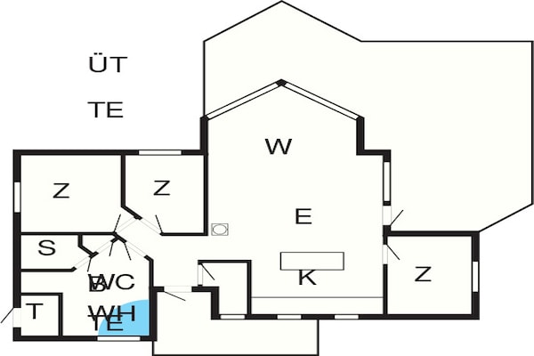 Foto van Luxe spa-retraite in Bork - Vakantiehuis in Hemmet - FloorPlan
