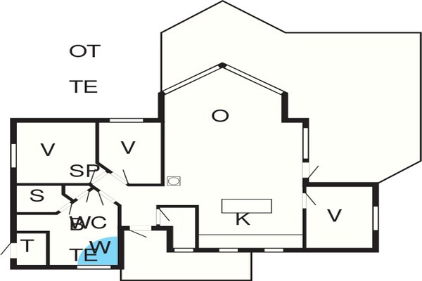 Foto van Luxe spa-retraite in Bork - Vakantiehuis in Hemmet - FloorPlan