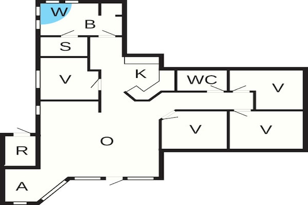 Foto van 10 persoons vakantie huis in Fårvang-By Traum - Vakantiehuis in Fårvang - FloorPlan