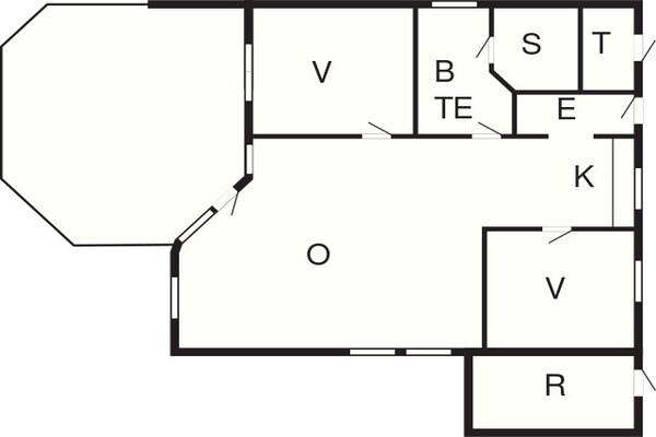 Foto van 6 persoons vakantie huis in Gelting - Vakantiehuis in Gelting - FloorPlan