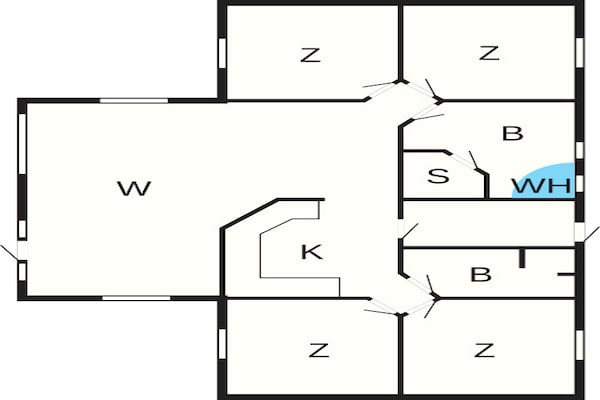 Foto van 12 persoons vakantie huis in Aabenraa-By Traum - Vakantiehuis in Aabenraa - FloorPlan