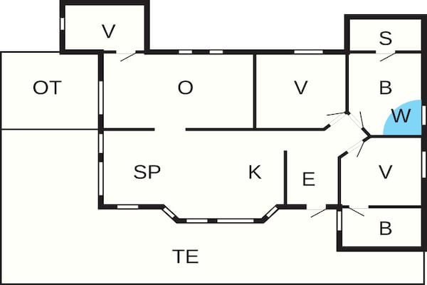 Foto van Luxe spa-retraite in Blavand - Vakantiehuis in Blåvand - FloorPlan