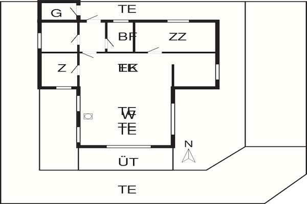 Foto van 6 persoons vakantie huis in Dronningmølle-By Traum - FloorPlan
