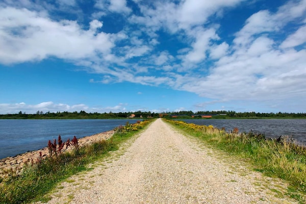 Foto van Afgelegen toevluchtsoord bij Lyngbo Heide - Vakantiehuis in Henne - WaterView