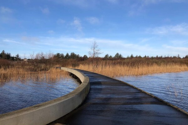 Foto van Afgelegen toevluchtsoord bij Lyngbo Heide - Vakantiehuis in Henne - WaterView