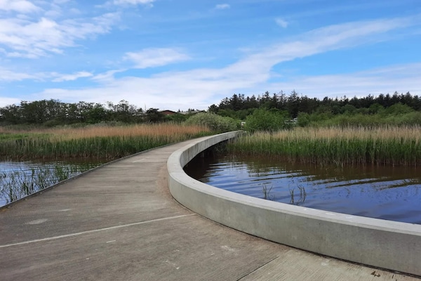 Foto van Afgelegen toevluchtsoord bij Lyngbo Heide - Vakantiehuis in Henne - WaterView