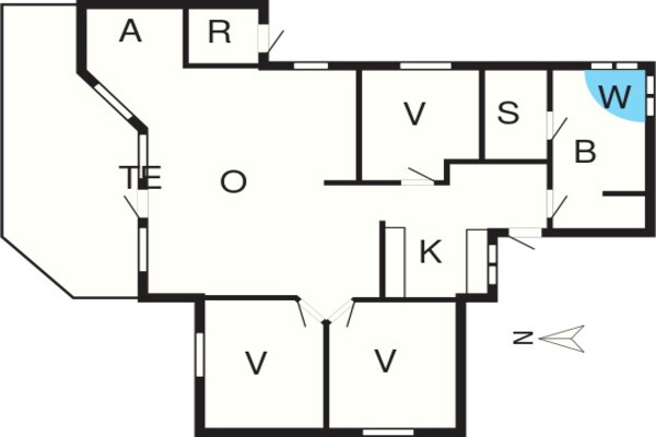 Foto van 6 persoons vakantie huis in Humble-By Traum - Vakantiehuis in Humble - FloorPlan