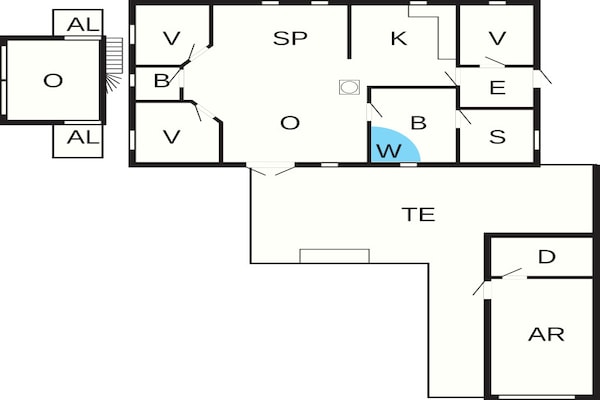 Foto van 12 persoons vakantie huis in Tarm-By Traum - Vakantiehuis in Tarm - FloorPlan