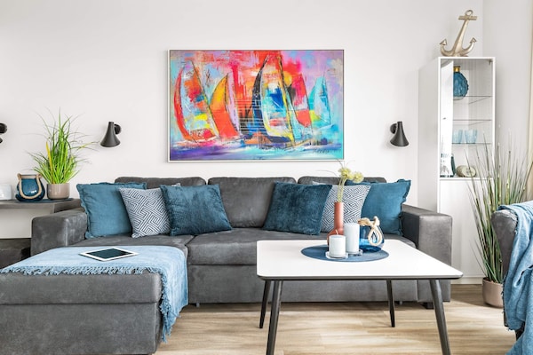 Foto van Modern vakantieappartement direct aan zee - Vakantiehuis in Wendtorf - Indoor