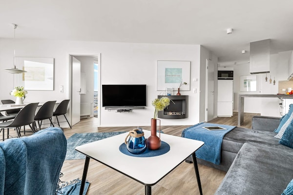 Foto van Modern vakantieappartement direct aan zee - Vakantiehuis in Wendtorf - Indoor