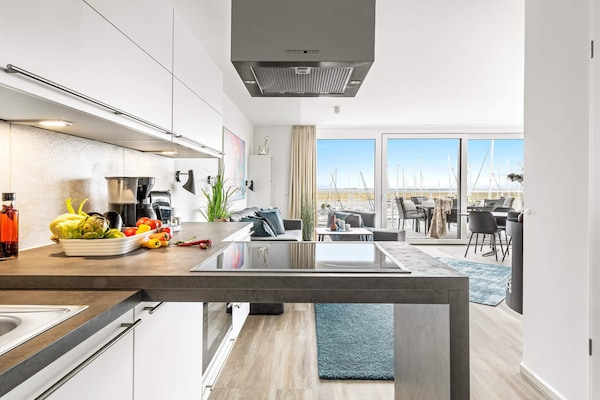 Foto van Modern vakantieappartement direct aan zee - Vakantiehuis in Wendtorf - Indoor