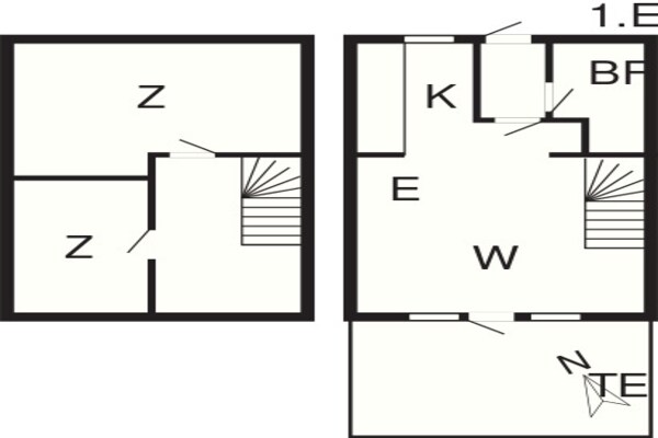 Foto van Verblijf voor 6 personen in Borre - Vakantiehuis in Borre - FloorPlan
