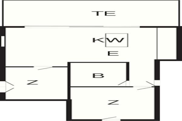 Foto van Penthouse met panoramisch uitzicht op zee - Vakantiehuis in Wendtorf - FloorPlan