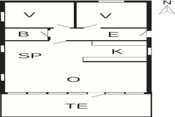 Foto van 6 persoons vakantie huis in Præstø-By Traum - Vakantiehuis in Præstø - FloorPlan