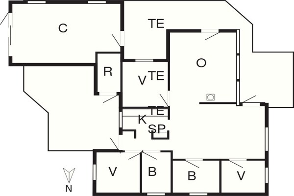 Foto van 6 persoons vakantie huis in Løkken-By Traum - Vakantiehuis in Løkken - FloorPlan