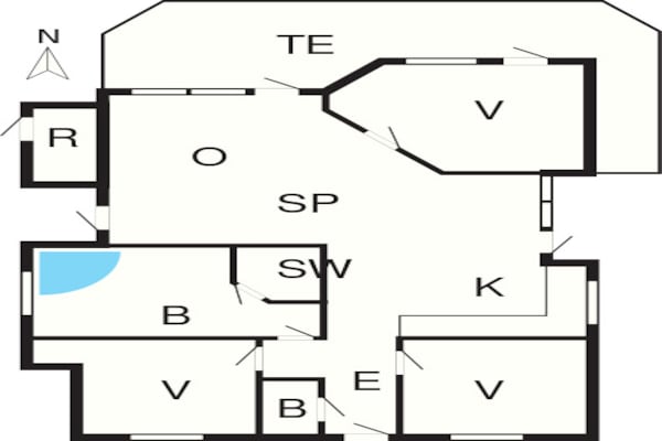Foto van 7 persoons vakantie huis in Ulfborg-By Traum - Vakantiehuis in Ulfborg - FloorPlan