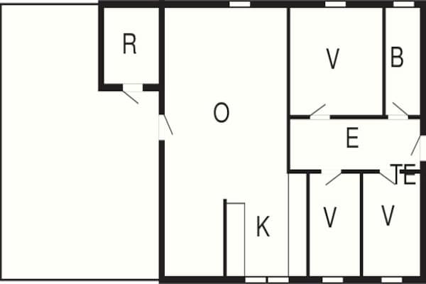 Foto van 6 persoons vakantie huis in Toftlund-By Traum - Vakantiehuis in Toftlund - FloorPlan