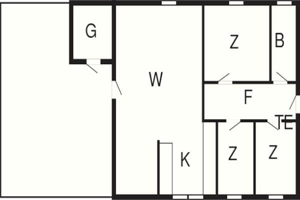 Foto van 6 persoons vakantie huis in Toftlund-By Traum - Vakantiehuis in Toftlund - FloorPlan